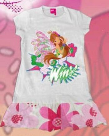 Vestito con balza a ruota Winx