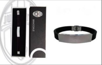 Bracciale in metallo e caucciù Juventus