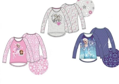 Maglia manica lunga Anna e Elsa Frozen Glitter