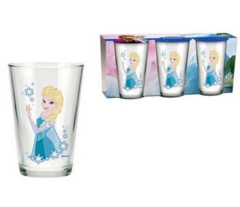 Set 3 Bicchieri in vetro Disney Frozen