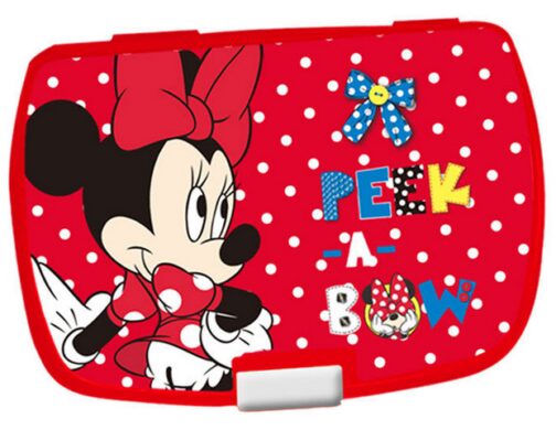 Box portamerenda Minnie Peek a Bow