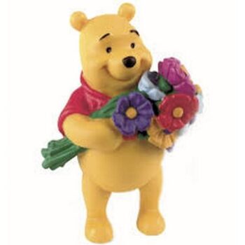 Personaggio Winnie The Pooh e i fiori