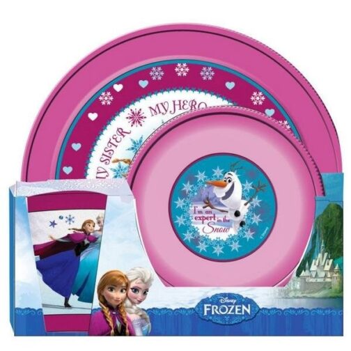 Set tavola 3 pezzi Disney Frozen