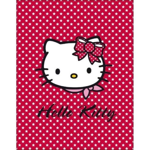 Plaid pile Hello Kitty Stelle