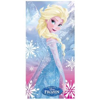 Asciugamano telo mare Disney Frozen Elsa in microfibra