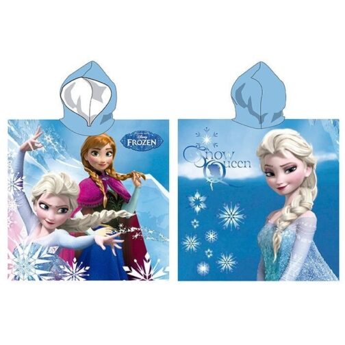 Accappatoio poncho Disney Frozen in microfibra