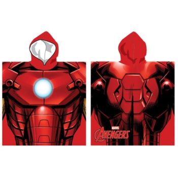 Accappatoio poncho Marvel Iron Man in microfibra