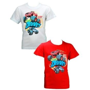 T-shirt bambino Blaze e le mega macchine.