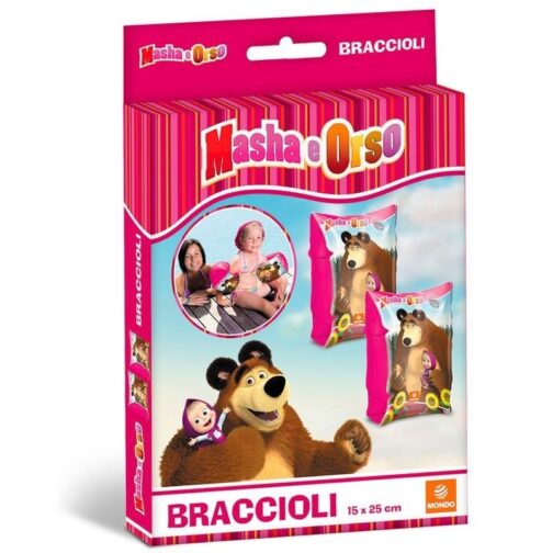 Coppia Braccioli Masha e Orso