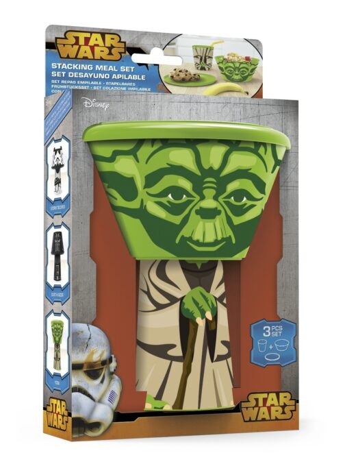 Set colazione impilabile Star Wars Yoda