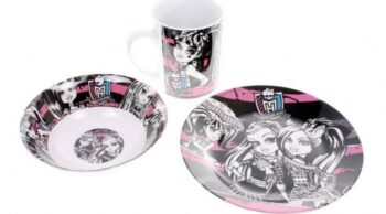 Set tavola 3 pezzi Monster High