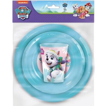 Set tavola 3 pezzi Paw Patrol Skye ed Everest