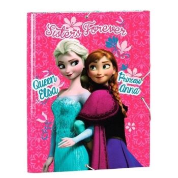 Set 2 Cartelline con elastico Anna e Elsa Disney Frozen