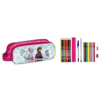 Astuccio portatutto completo Disney Frozen 23pz