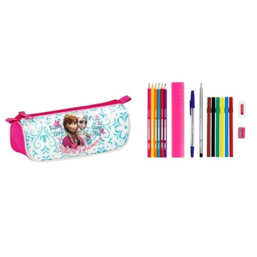 Astuccio portatutto completo Disney Frozen 17pz