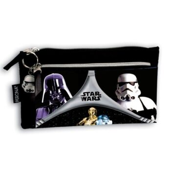 Astuccio doppia zip Star Wars Flash