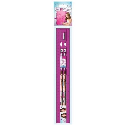 Blister Cancelleria Violetta Disney 5 pezzi