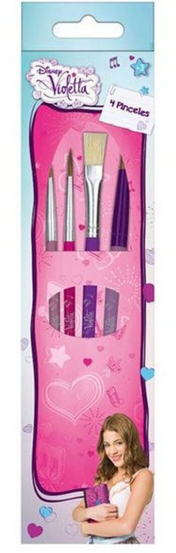 Set 4 pennelli Violetta Disney