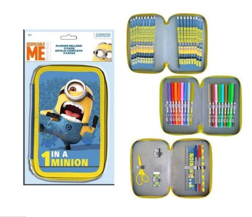 Astuccio triplo completo Minions Cattivissimo Me