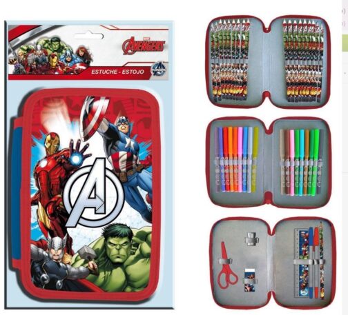 Astuccio Avengers Marvel 3 zip