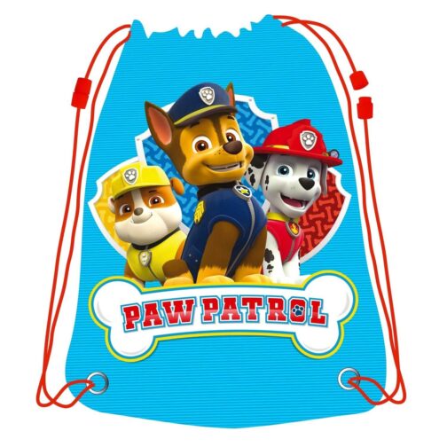 Sacca sport Paw Patrol azzurra