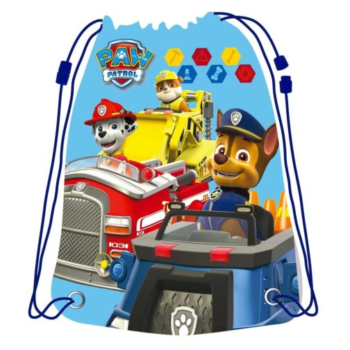 Sacca sport Paw Patrol azzurra