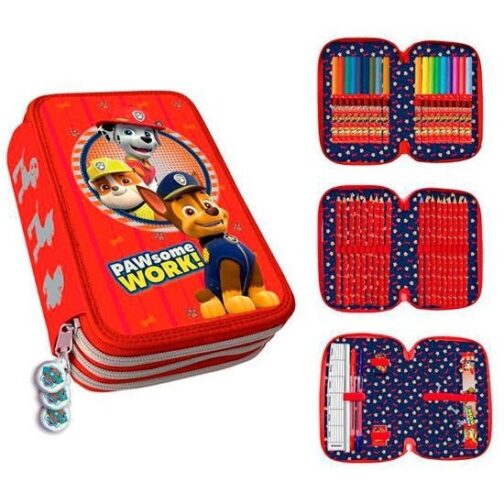 Astuccio scuola 3 zip Paw Patrol