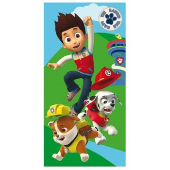 Paw Patrol - Asciugamano telo mare per bambini in microfibra We saved the day!