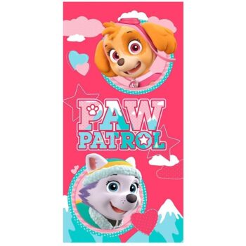 Paw Patrol - Asciugamano telo mare per bambine in microfibra Skye & Everest