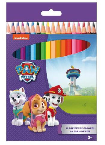 Set da 18 Matite colorate Paw Patrol