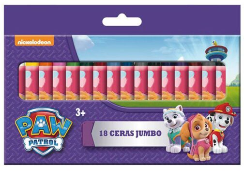 Set da 18 Pastelli a cera Paw Patrol