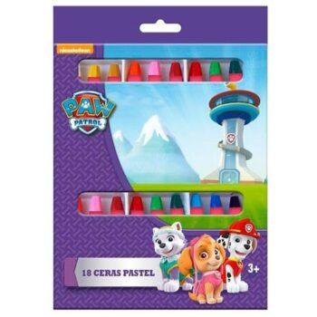 Paw Patrol Blister 18 pastelli a cera