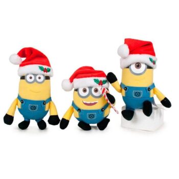 Peluche Minions 12 cm Buon Natale