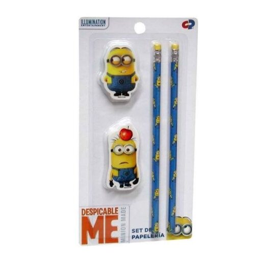 Set Cancelleria Minions Cattivissimo me 4pz