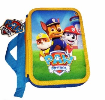 Astuccio doppio cerniera completo Paw Patrol