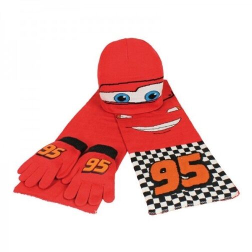 Set cappellino, guanti e sciarpa Disney Cars