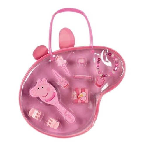 Borsetta con accessori capelli Peppa Pig