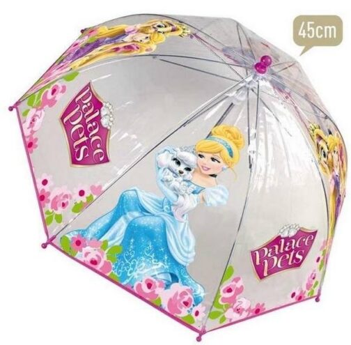 Ombrello trasparente Principesse Disney Palace Pets