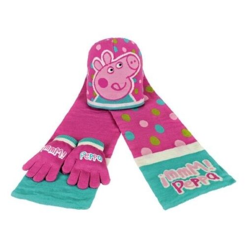 Set in maglia 3 pezzi Peppa Pig