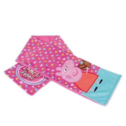 Sciarpa in pile Peppa Pig Pois