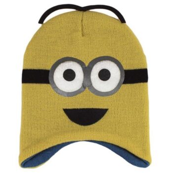 Berretto in maglia gialla in 3D Dave Minions