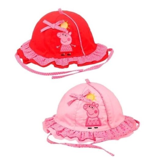 Cappellino baby Peppa Pig con falda