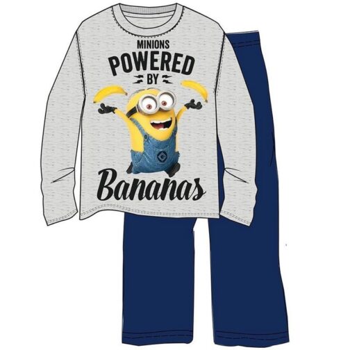 Pigiama felpato Minions "Powered by Bananas"