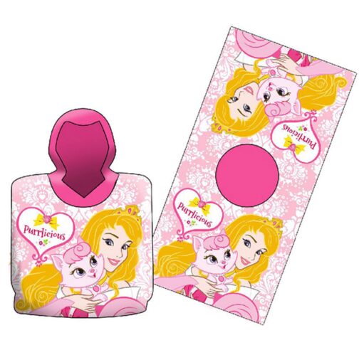 Accappatoio poncho Principesse Disney My Royal Pet