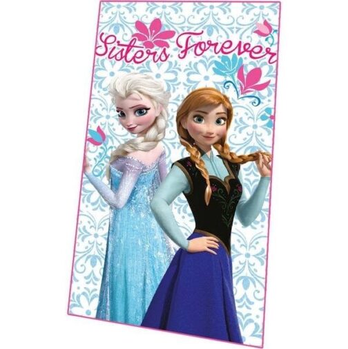 Plaid pile Disney Frozen Sisters Forever azzurro