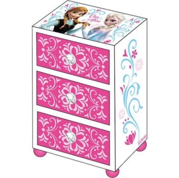 Portagioie in legno con cassetti Disney Frozen