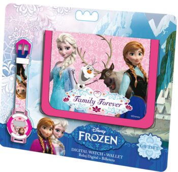 Set regalo portafoglio e orologio Disney Frozen