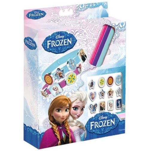 Confezione 3 bracciali con accessori Frozen