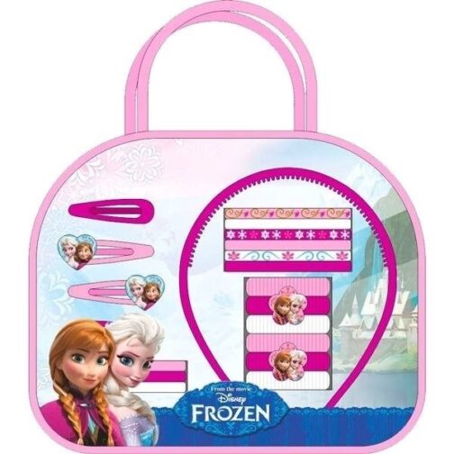 Borsetta con accessori capelli Disney Frozen