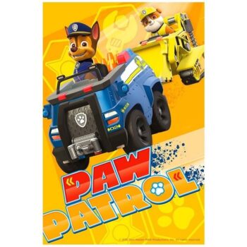 Plaid pile Paw Patrol Chase e Rubble